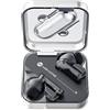 Generico Cuffie Bluetooth Pioneer, Versione Wireless V5.1, Cancellazione del Rumore, Batteria 5 Ore, Bianco (Nero Transparent)
