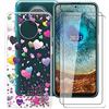 ZXLZKQ per Nokia X20 (6.67 Pollici) Cover + [2 Pezzo di Protezione Schermo Vetro temperato], Custodia Protettiva in Silicone Morbido Bumper TPU Clear con Antiurto e AntiGraffio - YQ29