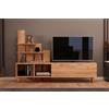 Hanah Home Supporto per TV, melammina, Pino Atlantic, Taglia Unica