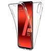 COPHONE - Cover per Samsung Galaxy A70 100% trasparente 360 gradi protezione totale morbida anteriore + rigida posteriore. Custodia touch antiurto a 360 gradi per Galaxy A70