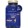 N2 Natural Nutrition L CARNITINA 2000 Natural e Potente. Migliora lo Sviluppo Sportivo. 120 Capsule 60 giorni. Alta Dose Energetica e Recupero Muscolare. Integratore di Aminoacidi. VEGANO. N2 Natural Nutrition