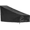 QUARKZMAN Copri Tagliaerba a Spinta 75L x 19 W x 39 H Impermeabile Esterni Prato Tosaerba Copertura Universale Adatta con Cordino Nero