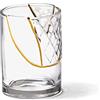 SELETTI KINTSUGI Collezione Piatti Ispirata dalla Tecnica Giapponese, Bicchiere 09657