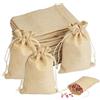 Jinsion 30 Pezzi 10x15cm Sacchetti Regalo di Iuta con Coulisse