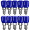 WULUN E14 lampadina LED colore, lampadina 3W, adatto per AC220-240V, Halloween/Natale/feste, lampadina colore bar/festa, blu