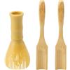 HENGBIRD Frusta Matcha, the Matcha Kit con Cucchiaio, Rimovibile Matcha Whisk per Tea Ceremony Tea Drinking, Giallo