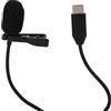 Annadue Clip da Risvolto per Collare su Microfono Lavalier di Tipo C con Clip Linea da 1,5 M per ONE RS, Microfono da Risvolto Plug and Play per Webcasting, Vlogging, Interviste