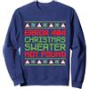 PeeKay Apparel - Christmas Error 404 Sweater Not Found Computer Christmas Felpa