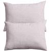 SWJ-swjssb Set di 2 Copri Federe Cuscini Divano 50x70 Copricuscino 60x60 con Cerniera,Federe Moderne per Camera da Letto Divano Decorativo Cotone e Lino Elegante Lavabile(Cream,50x70 cm Set of 2)