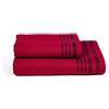 Le Telerie Set 1+1 Asciugamani e Ospite 100% Cotone Lavorazione Nido d'Ape Dream - Disponibile in Vari Colori (Bordeaux)