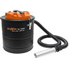 Boxer Cyclone Aspirapolvere per ceneri con filtro HEPA, 18 litri, motore da 1000 Watt