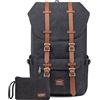 KAUKKO Viaggio Zaino per Computer Portatile da 15 Zaino Scuola Unisex Borsa, 20 Litri