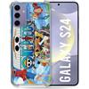 Cokitec Cover rinforzata per Samsung Galaxy S24 Manga One Piece Sunny