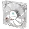 SilverStone SST-FN121-P-RL - Ventola regolabile serie FN 120mm, Low Noise, High Airflow, 9 pale, 4x LED Rossi