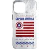 Marvel Custodia per iPhone 16 Pro Max Marvel Il primo vendicatore Capitan America Steve Rogers 1941