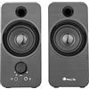 NGS SB350, Altoparlante per PC da 12 Watt con Connessione USB, Nero