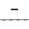 Searchlight Lampada a sospensione a LED Space 4Lt, metallo nero