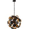 Searchlight Ciondolo Discus 4Lt - Metallo nero, dischi PC neri e dorati