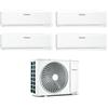 VAILLANT Climatizzatore Condizionatore Vaillant Quadri Split Inverter serie CLIMAVAIR PRO 7+7+12+12 con VAM1-080A4NO R-32 Wi-Fi Integrato 7000+7000+12000+12000