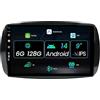 Generic MISONDA Autoradio Android 14 2 Din da 9 pollici per Mercedes Benz Smart 453 Fortwo 2014-2020 supporto GPS Navi Bluetooth | DAB | USB | Carplay|Android Auto| Wi-Fi | 4G|MirrorLink| RDS 6G+128G