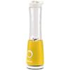 Girmi FR04 Frullatore Smoothie Maker, 0,5 Litri, 4 lame INOX, BPA Free, Funzionamento Pulse, Coperchio da viaggio e beccuccio, Giallo/Bianco