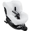 baby idea Babysanity® Morbido Copri Seggiolino Auto Universale 0/18 In Doppia Spugna Di Cotone 100% Copri Seduta Lavabile Con Passaggio Cinghie -Made In Italy- (Bianco)