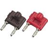 GEWA Adattatore 2x Jack stereo 6,3 mm - 1x Jack stereo 6,3 mm