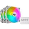 ASUS TUF Gaming TF120 White ARGB Kit 3 Ventole 120mm PWM