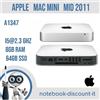 Apple Mac Mini A1347 Mid 2011 Cpu i5-2.30Ghz 8gb RAM 64gb SSD No OSX
