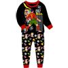TONGQUD Pigiama per ragazzi Ronaldo No.7 Fan Cotone Homewear Pigiama Set Manica Lunga Casual Pjs Set, Rosso, 12-13 Years