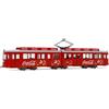 marklin RIVAROSSI HR2755 - TRAM IN DECORAZIONE NATALIZIA Coca-Cola® , FUNZIONANTE H0