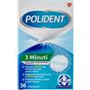 Polident Pulitore Quotidiano 3 Minuti Igiene Della Protesi Dentale Pulizia Profonda 36 Compresse