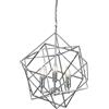 Searchlight Cube 3Lt Pendant - Metallo cromato lucido