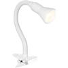 Searchlight Desk Partners Flex Clip Lampada da lavoro - Metallo bianco