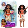 Disney Princess Mattel Principesse Disney Bambola Vaiana Cantante con abito e collana iconica, canzone Il blu chiaro giocattolo per bambini, dai 3 anni, HMG14