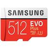 Samsung Memorie MB-MC512GA EVO Plus Scheda microSD da 512 GB, UHS-I U3, Fino a 100 MB/s, con Adattatore SD