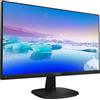 PHILIPS 243V7QDSB Monitor 24 LED IPS FHD, 4 ms, 3 Side Frameless, Low Blue, Flicker Free, HDMI, VGA, Attacco VESA, Nero