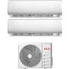 Akai Climatizzatore Dual split Inverter 9000+12000 Btu Condizionatore con Pompa di Calore Classe A++/A+ R32 (Unità Interna + Unità Esterna) - MISTRAL120932K-TL Serie Superior