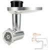 Kenwood KAX950ME Accessorio Tritacarne con Struttura in Acciaio, Per Impastatrice Planetaria, Dotato di 3 Dischi in Acciaio, Adatta ai Modelli di Impastatrice Planetaria Kenwood Serie KCC+KVC+KVL+KMX