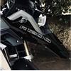BLACK DOVES GRAPHICS n.2 Adesivi per Becco Anteriore Moto compatibile con/sostitutivo per BMW R 1200 GS (Bianco)