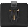 Fossil Portafoglio bifold piccolo Harwell da donna in pelle LiteHide™ con cinturino, SL10029001