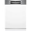 Bosch Serie 2 SMI2ITS09E Lavastoviglie da incasso con frontalino 60 cm Acciaio spazzolato Classe E