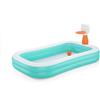 Bestway Piscina gonfiabile con canestro da 251x168x102 cm