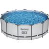 Bestway Piscina solo struttura grigio chiaro - 396x122 cm