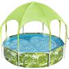 Bestway Piscina con parasole UV Careful Splash-in-Shade verde da 244x51 cm