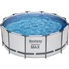 Bestway Piscina base struttura e liner rotonda Steel Pro MAX da 366x122 cm