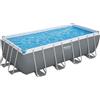 Bestway Piscina base struttura e liner rettangolare Power Steel da 488x244x122 cm