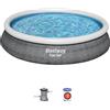 Bestway Set piscina gonfiabile Fast Set da 457x84 cm