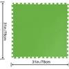 Bestway Tappeto sotto piscina componibile da 78x78 cm verde