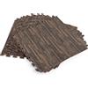 Bestway Tappeto sotto piscina componibile e decorativo effetto legno
